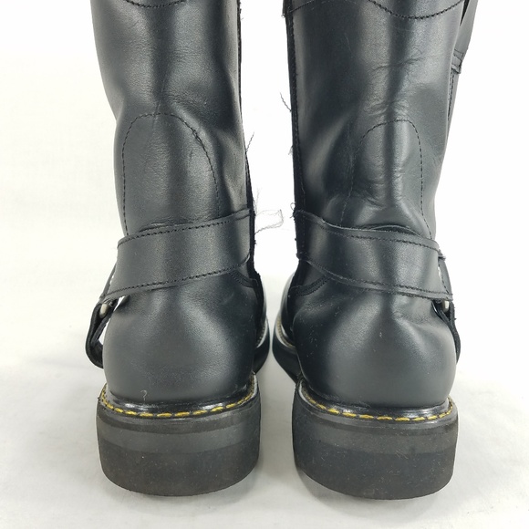 Rom's Mens Motorcycle Steel Toe Safety Work Boots - Picture 5 of 8